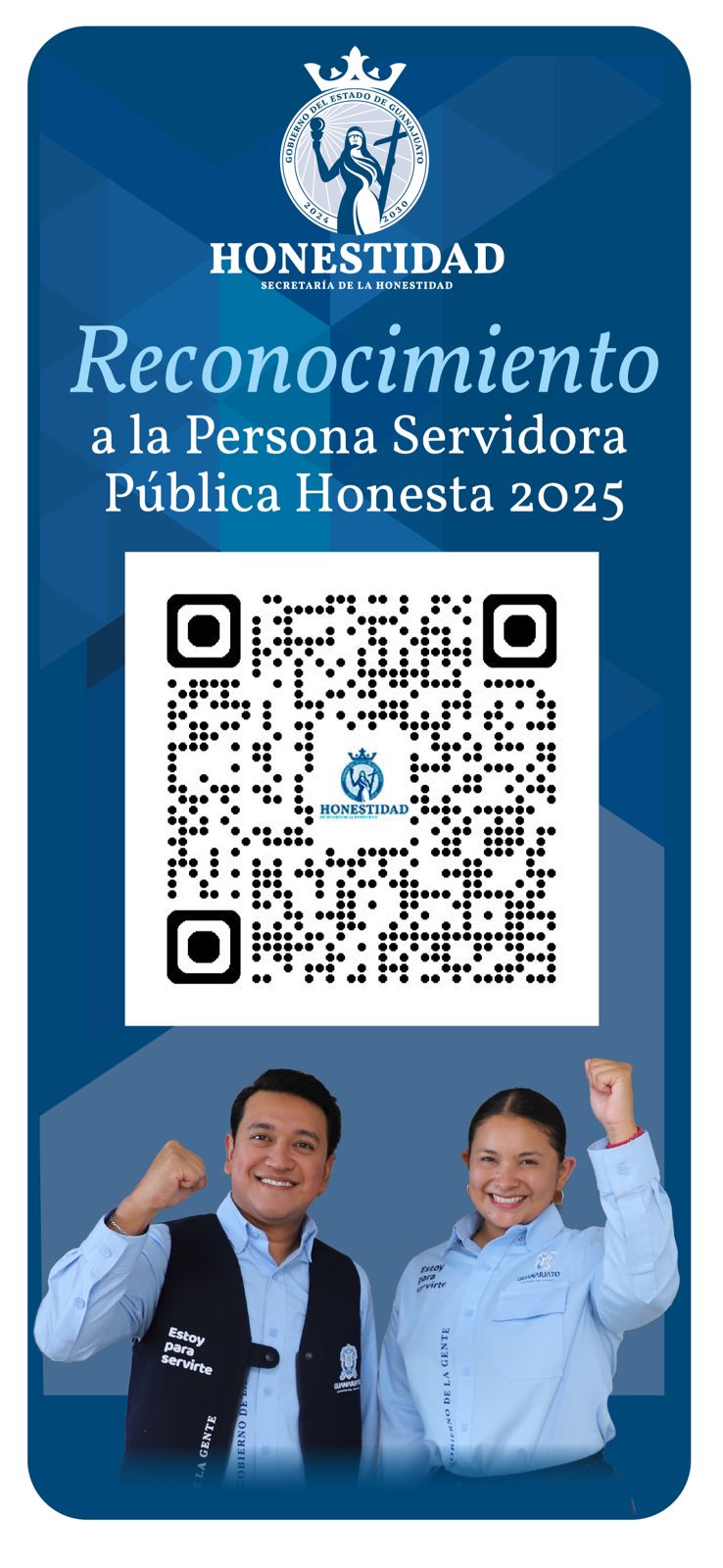 Código QR de la Convocatoria Persona Servidora Pública Honesta